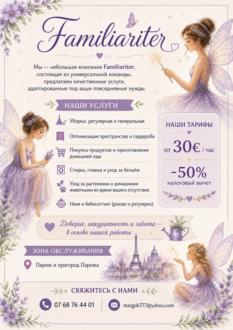 Сервис комплексной помощи по дому и повседневным задачам